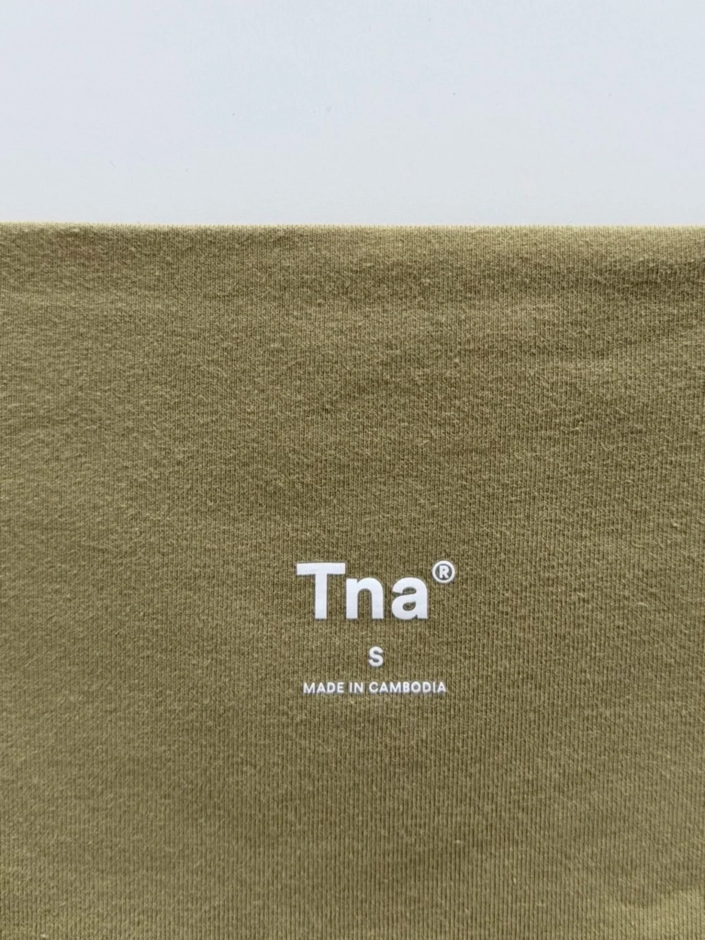 Aritzia TNA Olive Green High Rise Bike Shorts Minimalist Athleisure Size S - Picture 3 of 10